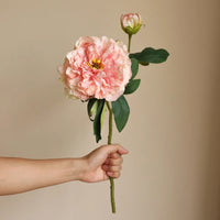Peony Simulation Flowers, Home And Living Room Artificial Flower Decorations, Dining Table Dried Flower Bouquet Decoration