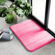 Memory Foam Embossed Velvet Carpet Bathroom Living Room Non-Slip Mat Cobblestone Floor Mat