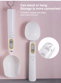 New LCD Digital Measurement Adjustable Weighing Spoon Coffee Powder Scale Baking Scale Electronic Measuring Spoon Kitchen Tools