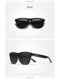KINGSEVEN 2024 New Brand Design Women's Glasses TR90 Polarized Sunglasses Men Retro Sun Glasses Sonnenbrille Herren