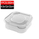 1/10PC Small Food Preservation Boxes Refrigerator Frozen Meat Vegetable Fresh-Keeping Box Transparent Kitchen Sealed Storage Box