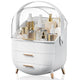 Makeup Storage Organizer with Lid Waterproof Cosmetics Skincare Organizer for Vanity Portable Cosmetics Storage Box for Girls