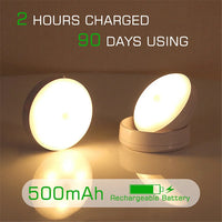 LED Night Light USB Charging Intelligent Human Induction For Bedside Cabinet Home Wardrobe Lighting Motion Sensor Light led Lamp
