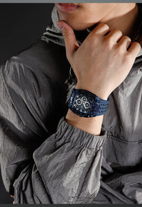 NAVIFORCE Fashion Men Watch Quartz Chronograph  Clock 3ATM Waterproof Silicone Band Sports Casual Date Display Male Wristwatches