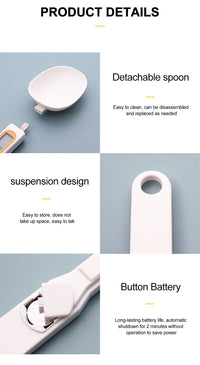 New LCD Digital Measurement Adjustable Weighing Spoon Coffee Powder Scale Baking Scale Electronic Measuring Spoon Kitchen Tools