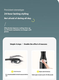 Portable 3 Temperature Mode Heated Eyelashes Curling Tool Electronic USB Natural Fake Eye Lash Curler Beauty Supplies