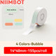 Niimbot D110/D11/D101/H1S Name Sticker School Student Color Name Tags Self-adhesive Thermal Label Paper for School Home Office