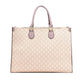 Large-capacity women's bags in Europe and the United States retro shoulder bag classic letters PU commuter handbags women