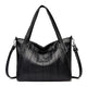 Luxury Soft Leather Handbag Women's New Casual Tote Bag Designer Ladies Large Shoulder Crossbody Handle Sac for Female Patchwork
