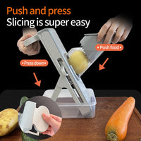 Multifunction Kitchen Slicer Vegetable Cutter Chopper Vegetable Cutter Kitchen Grater Onion Garlic Carrot Potato Kitchen Tools