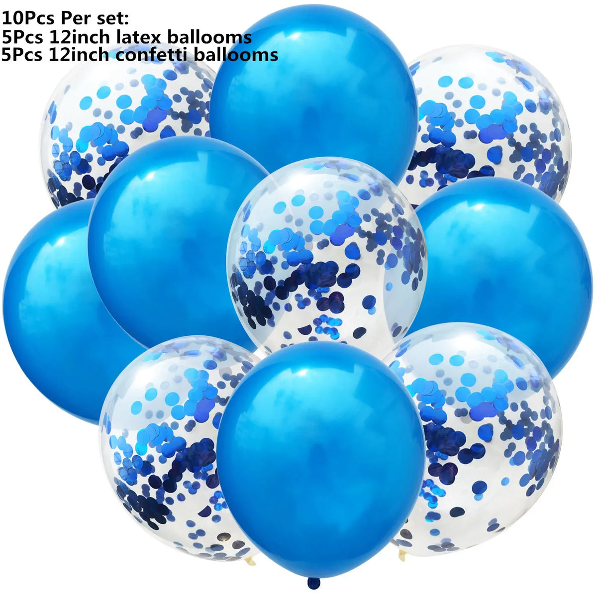 10/14pcs Mix Pink Rose Balloons Heart Star RoseGold Confetti Balloon Birthday Party Decorate Kids Adult Air Balls Wedding Globos