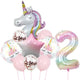Rainbow Unicorn Balloon 40inch Foil Balloon Unicorn Theme Suitable for Birthday Shower Party Balloon Supplies