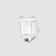 Wall Mounted Separate Rice Bucket Kitchen Cereal Dispenser Transparent Grain Jar Food Storage Box Container Sealed Tanks