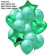 10/14pcs Mix Pink Rose Balloons Heart Star RoseGold Confetti Balloon Birthday Party Decorate Kids Adult Air Balls Wedding Globos