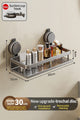 No Drill Bathroom Suction Cup Storage Shelf Storage Shelf Bathroom Perforation-Free Wall Hanging Vanity Toilet Triangle Basket R
