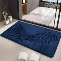 Memory Foam Bath Mat Toilet Mat Extra Soft Non-Slip Bathroom Mat Super Comfort Bath Mats for Bathroom Floor Bath Rug Foot Mat