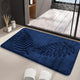 Memory Foam Bath Mat Toilet Mat Extra Soft Non-Slip Bathroom Mat Super Comfort Bath Mats for Bathroom Floor Bath Rug Foot Mat