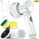 New Power Scrubber 5 Replaceable Brush Heads Electric Spin Scrubber Bathroom Cleaning Brush Power Scrubber Electric Brush Home