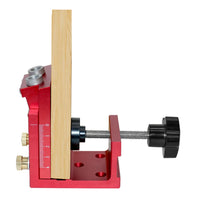 Pocket Hole Jig,Two Hole Wood Jig System Kit with Drill Guide and Step Drill Bit and Wooden Plugs and Screws for Joinery Work