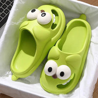 Cute Cartoon Dog Slippers,Creative Non Slip Couples Sandals for Birthday Gift,Lightweight Thick Beach Shoe for Indoor Outdoor