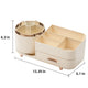 Makeup Organizer Countertop with Drawers 360 Rotating Makeup Brush Holder Large Capacity Skincare Organizer for Vanity Desk