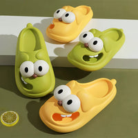 Cute Cartoon Dog Slippers,Creative Non Slip Couples Sandals for Birthday Gift,Lightweight Thick Beach Shoe for Indoor Outdoor