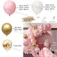 Macaron Pink Balloon Garland Arch Kit Kids Happy Birthday Metal Rose Gold Confetti Balloons Wedding Party Baby Shower Decoration