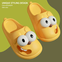 Cute Cartoon Dog Slippers,Creative Non Slip Couples Sandals for Birthday Gift,Lightweight Thick Beach Shoe for Indoor Outdoor