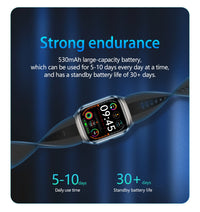 New Nursing Grade Air Pump Airbag Accurate Measure ECG Uric acid Smart Watches Men Blood Pressure Fitness Sport Smart Watch Man