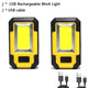 Portable Working Light COB High Bright Flashlight 3Lighting Modes Outdoor Waterproof Camping Fishing Multifunctional Tool Torch