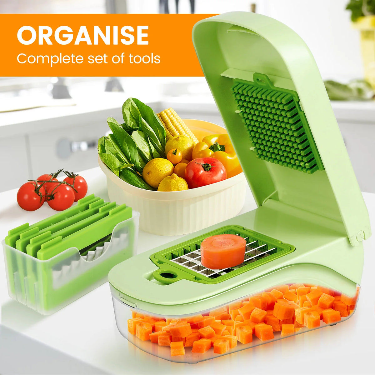 Multi-function vegetable cutter Vegetable cutting artifact Multi-functional grater Potato slicer Shredder Onion dicer