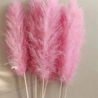Wholesale 12Pcs Fluffy Large Pampas Grass Home Decor Natural Dried Flower Decorative Wedding Centerpiece Boho Pampas Grass Decor