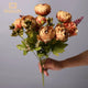 WQNJIN 13 Heads Peony Silk Artificial Flowers Vintage Bouquet Peonies Flowers for Home Table Centerpieces Wedding Decoration