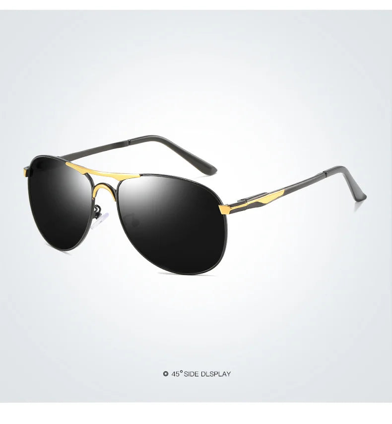 Luxury Pilot Polarized Sunglasses Men And Women Classic Metal Driving Fishing Sun Glasses For Man Brand Design Eyewear UV400