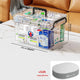 Large-capacity Multi-layer Transparent Storage Box Household Transparent Sorting Medical Emergency Portable Medicine Box