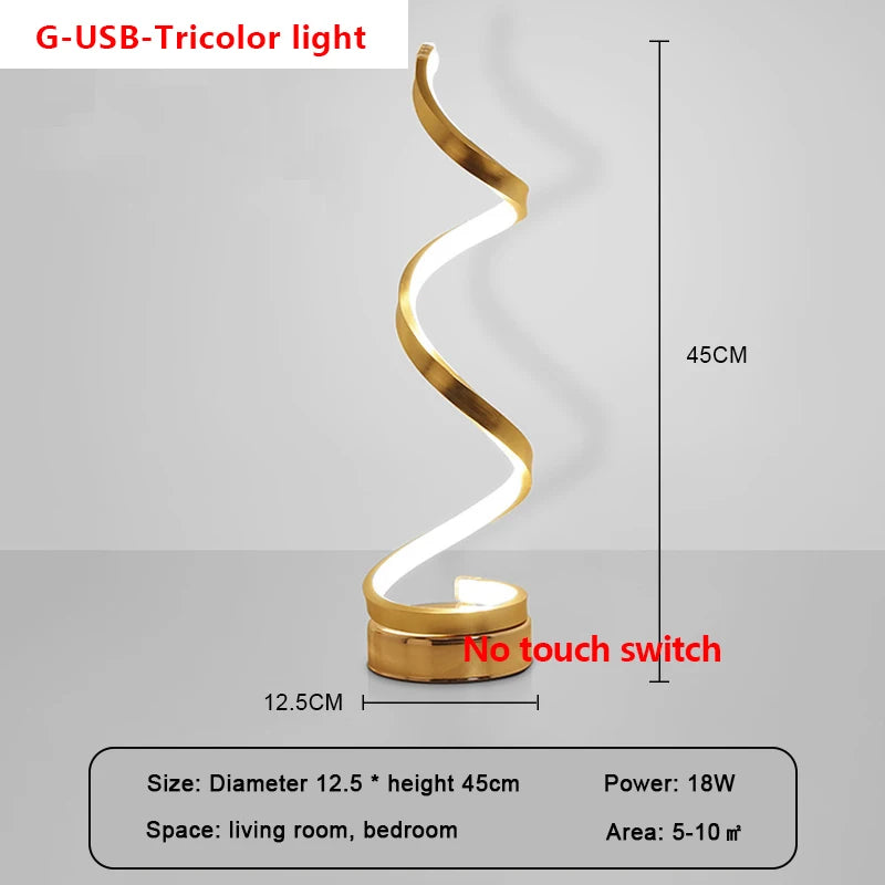 LED Table Lamp USB Plug Eye Protect Desktop Decor Lights