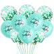 10/20pcs 12inch Happy Birthday Printed Pattern Metallic Ballons Helium Latex Balloon Chrome Metal Globos Birthday Party Decorati