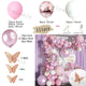 Macaron Pink Balloon Garland Arch Kit Kids Happy Birthday Metal Rose Gold Confetti Balloons Wedding Party Baby Shower Decoration