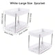 WORTHBUY Double Layer Pull-Out Seasoning Bottle Spice Rack Multifunctional Drawer Cabinet Plastic Storage Rack Kitchen Organizer