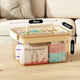 Multi-Layer Home Medicine Box Large Capacity Medical Storage Case Transparent Design for First Aid and Medication Organization