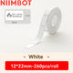 Niimbot D110/D11/D101/H1S Label Printer Paper Anti-Oil Scratch-Resistant Self-adhesive White/Transparent/Color Name Stickers
