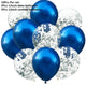 10/14pcs Mix Pink Rose Balloons Heart Star RoseGold Confetti Balloon Birthday Party Decorate Kids Adult Air Balls Wedding Globos