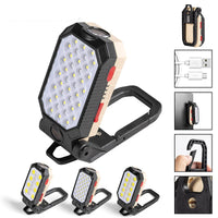 Multi-function Work Light Floodlight Glare Flashlight Built-in Battery Magnetic Suction Power Display Car Repair Emergency Lamps