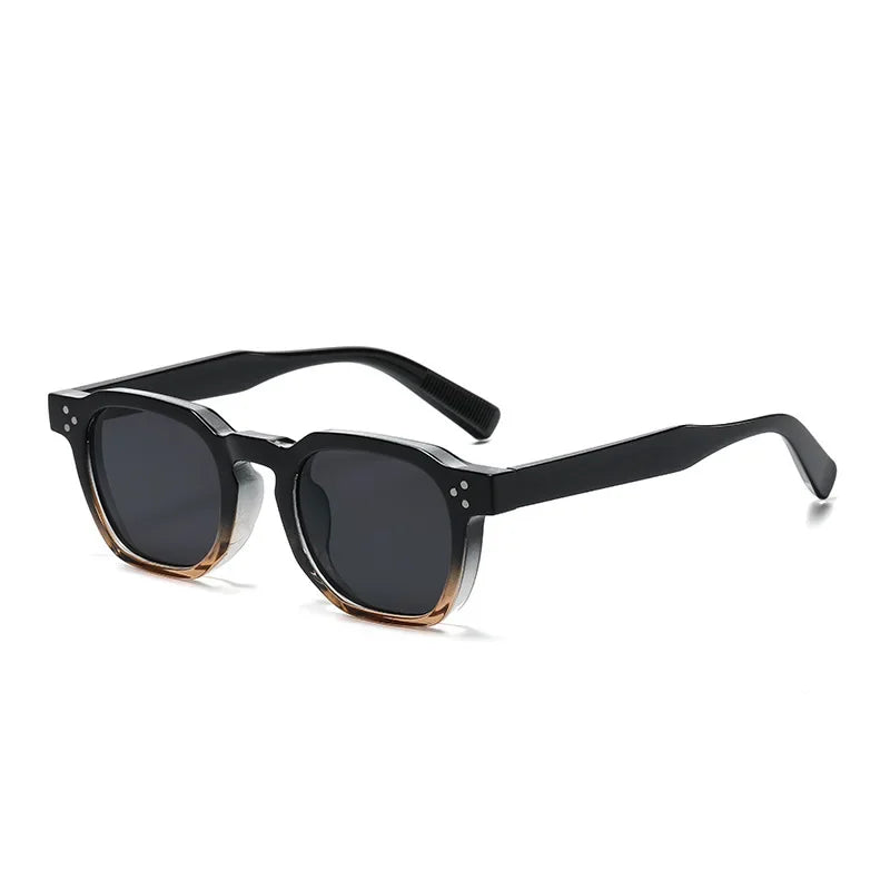 JNPCXI Fashion Vintage Rivet Oval Sunglasses Women Men Luxury Leopard Sun Glasses Anti Blue Light Eyeglasses Frame