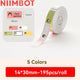 Niimbot D110/D11/D101/H1S Name Sticker School Student Color Name Tags Self-adhesive Thermal Label Paper for School Home Office