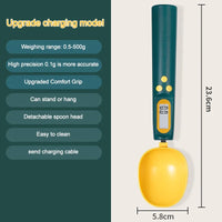 New LCD Digital Measurement Adjustable Weighing Spoon Coffee Powder Scale Baking Scale Electronic Measuring Spoon Kitchen Tools