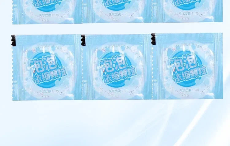 10-30pcs Bubble Machine Supplement Liquid Colorful Bubble Concentrated Granules 10pcs ≈ 500ml Bubble Gun Supplement Granules