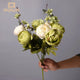 WQNJIN 13 Heads Peony Silk Artificial Flowers Vintage Bouquet Peonies Flowers for Home Table Centerpieces Wedding Decoration