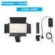Nagnahz U800+ LED Video Light Photo Studio Lamp Bi-Color 2500K-8500k Dimmable with Tripod Stand Remote for Video Recording Para