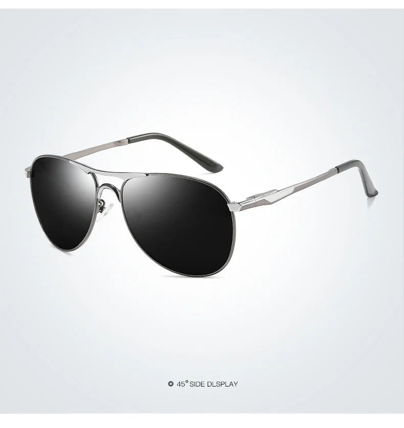 Luxury Pilot Polarized Sunglasses Men And Women Classic Metal Driving Fishing Sun Glasses For Man Brand Design Eyewear UV400